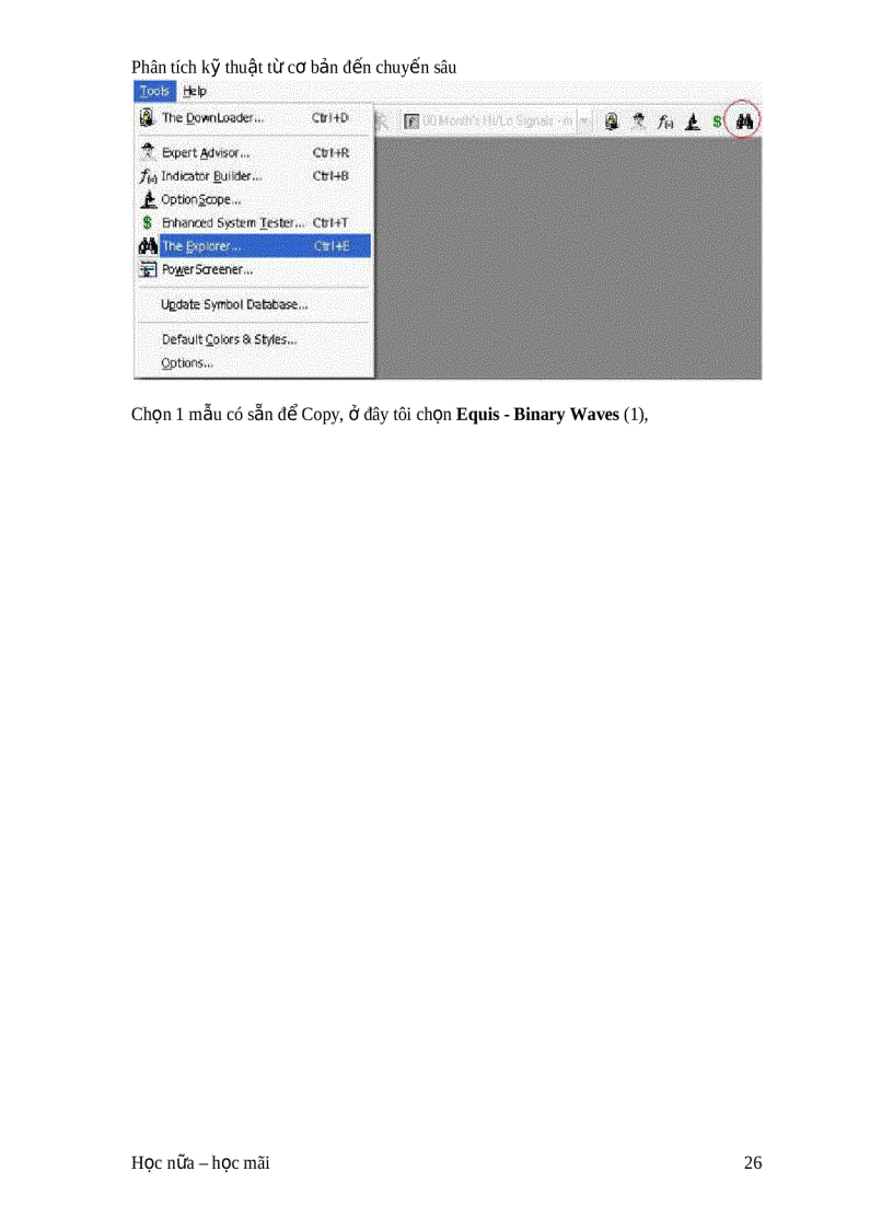 image for page Phân tích kỹ thuật từ cơ bản đến chuyến sâu