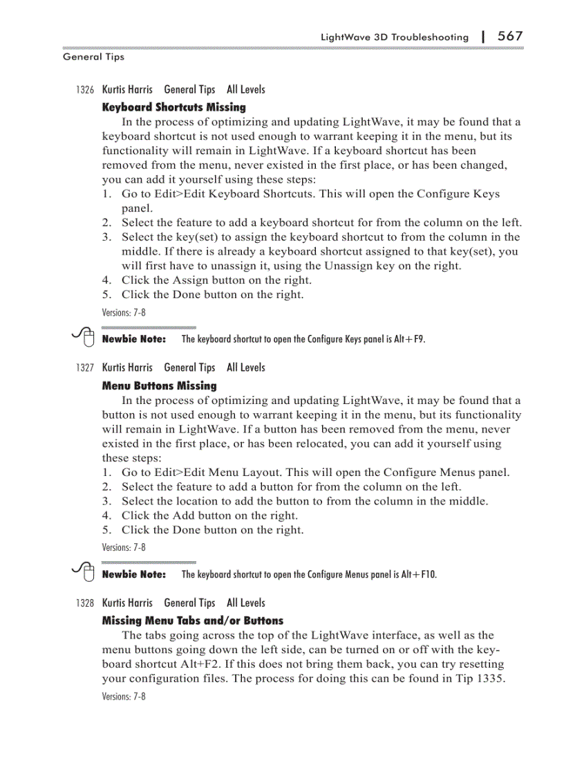 image for page LightWave 3D Troubleshooting