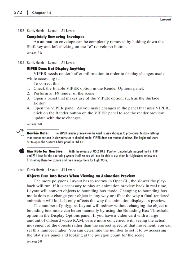 image for page LightWave 3D Troubleshooting