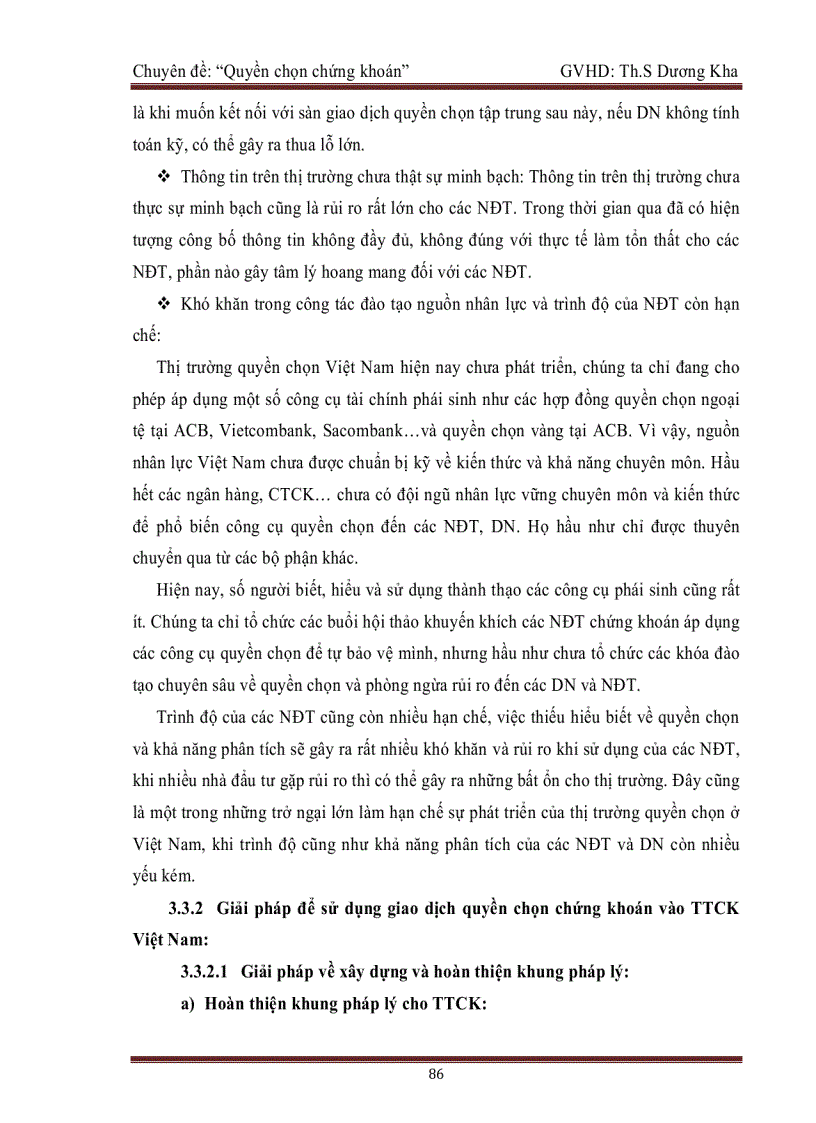 image for page Chuyên đề Quyền chọn chứng khoán phần 9