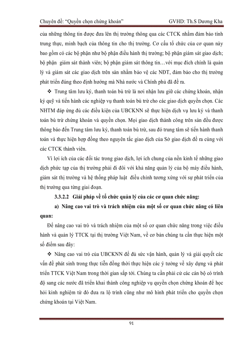 image for page Chuyên đề Quyền chọn chứng khoán phần 9