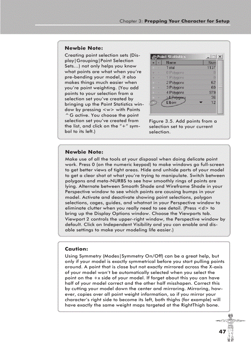 image for page Prepping Your Character for Setup
