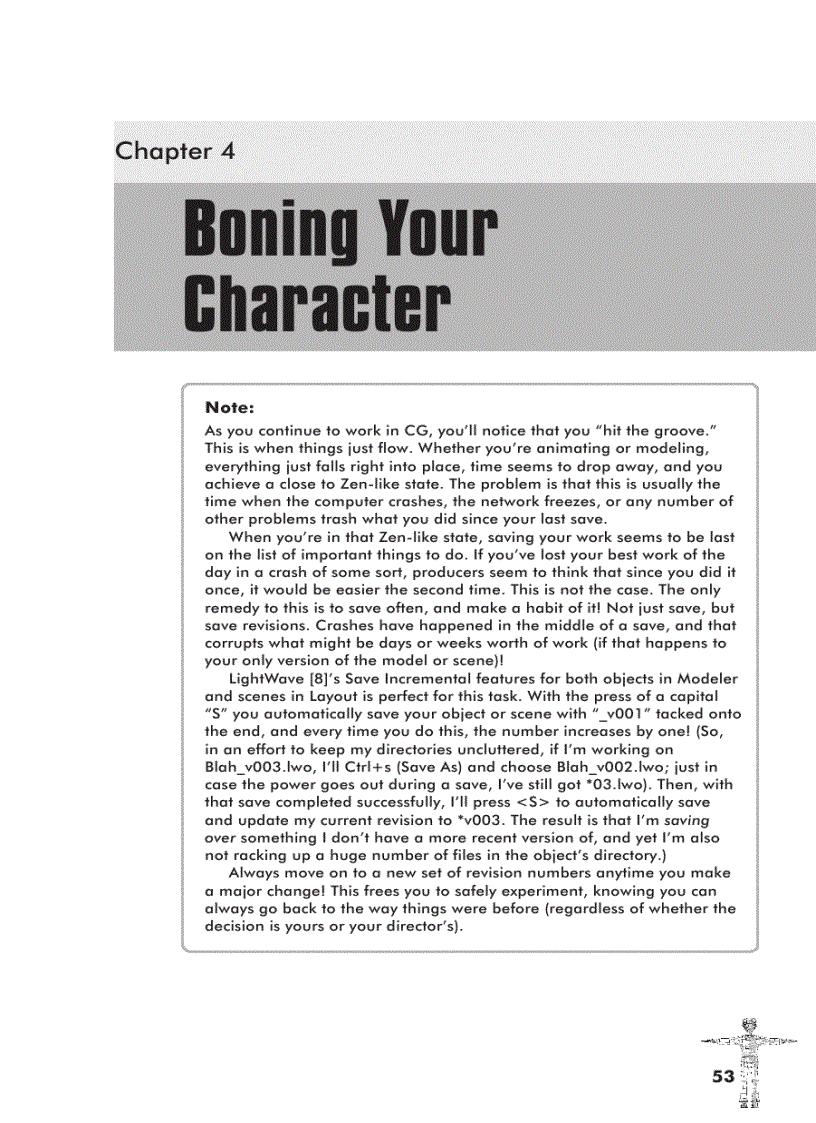 image for page Prepping Your Character for Setup