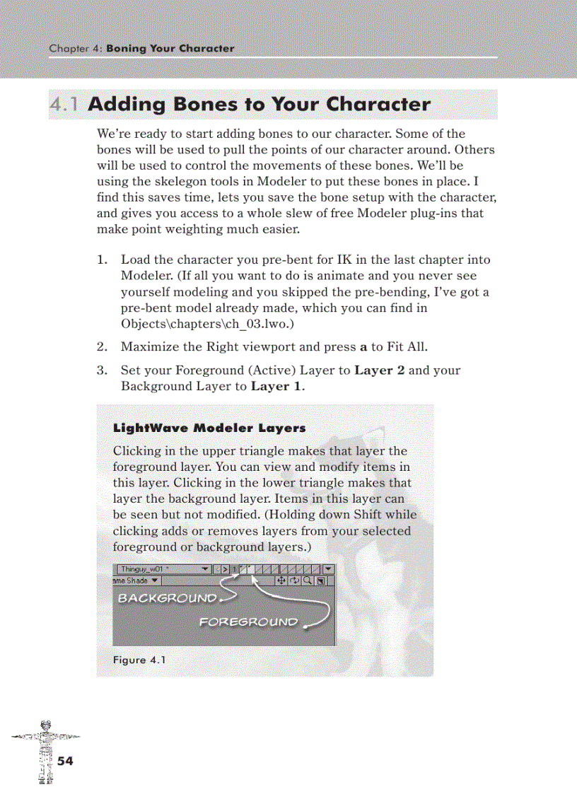 image for page Prepping Your Character for Setup