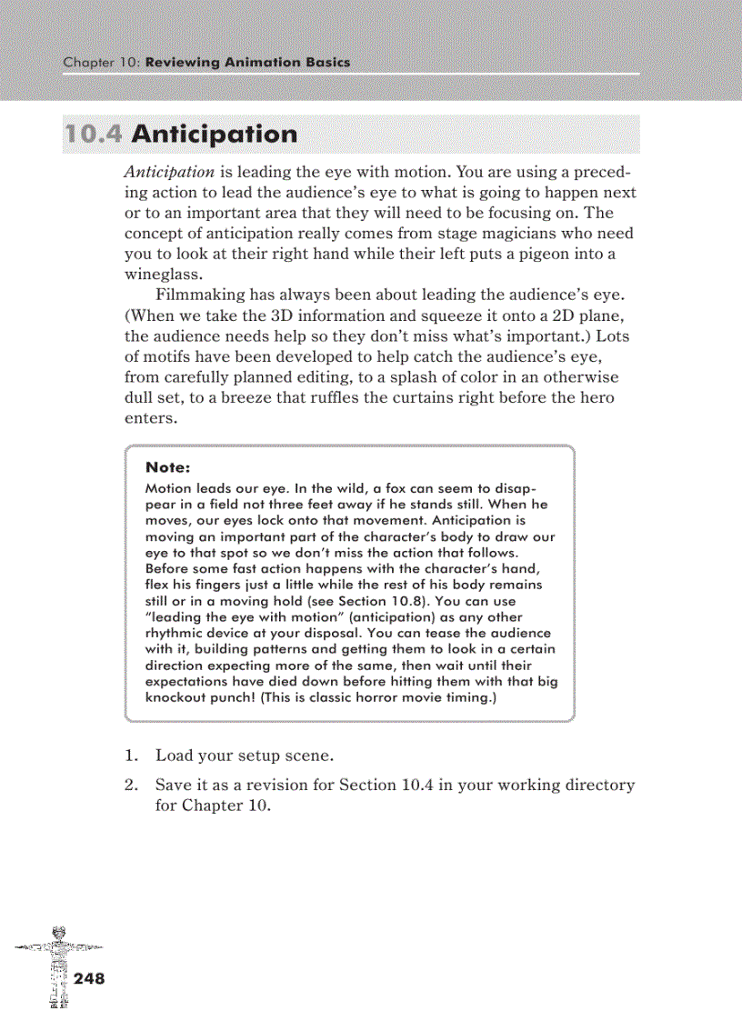 image for page Reviewing Animation Basics