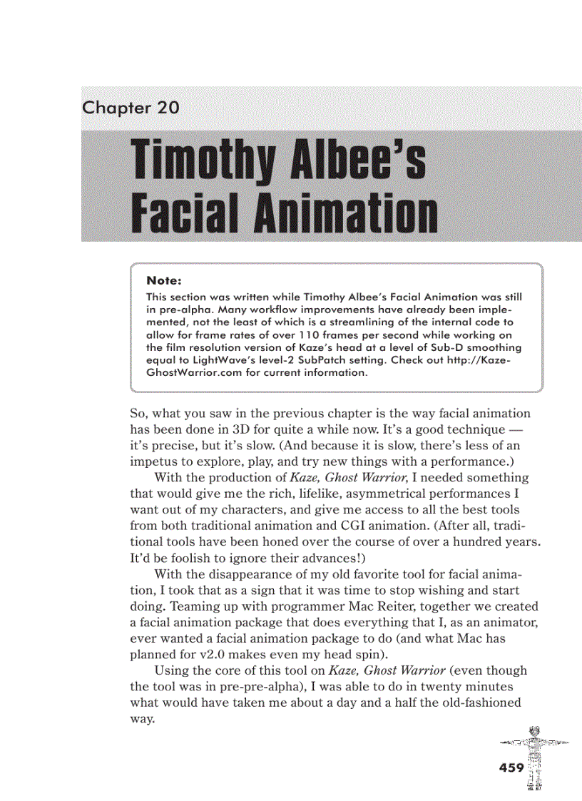 image for page Facial Animation