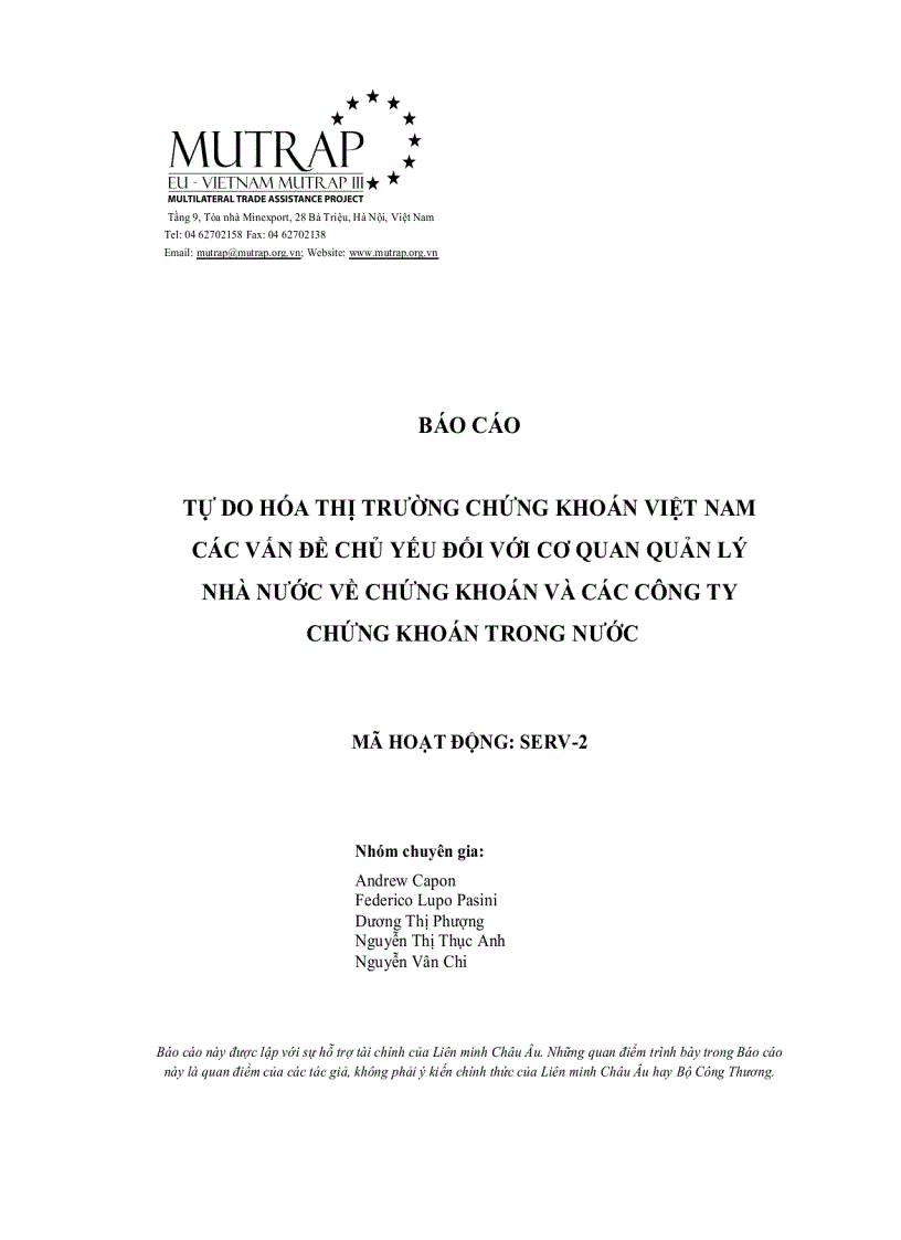 image for page Tự do hóa thị trường chứng khoán việt nam các vấn đề chủ yếu đối với cơ quan quản