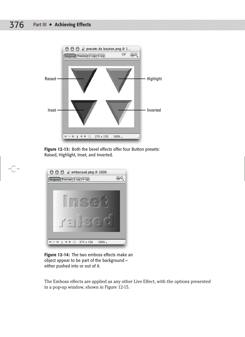 image for page Creating Live Effects and Filters