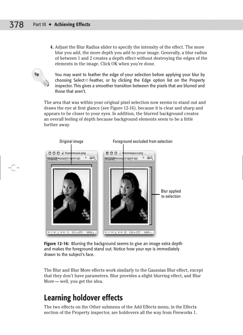 image for page Creating Live Effects and Filters