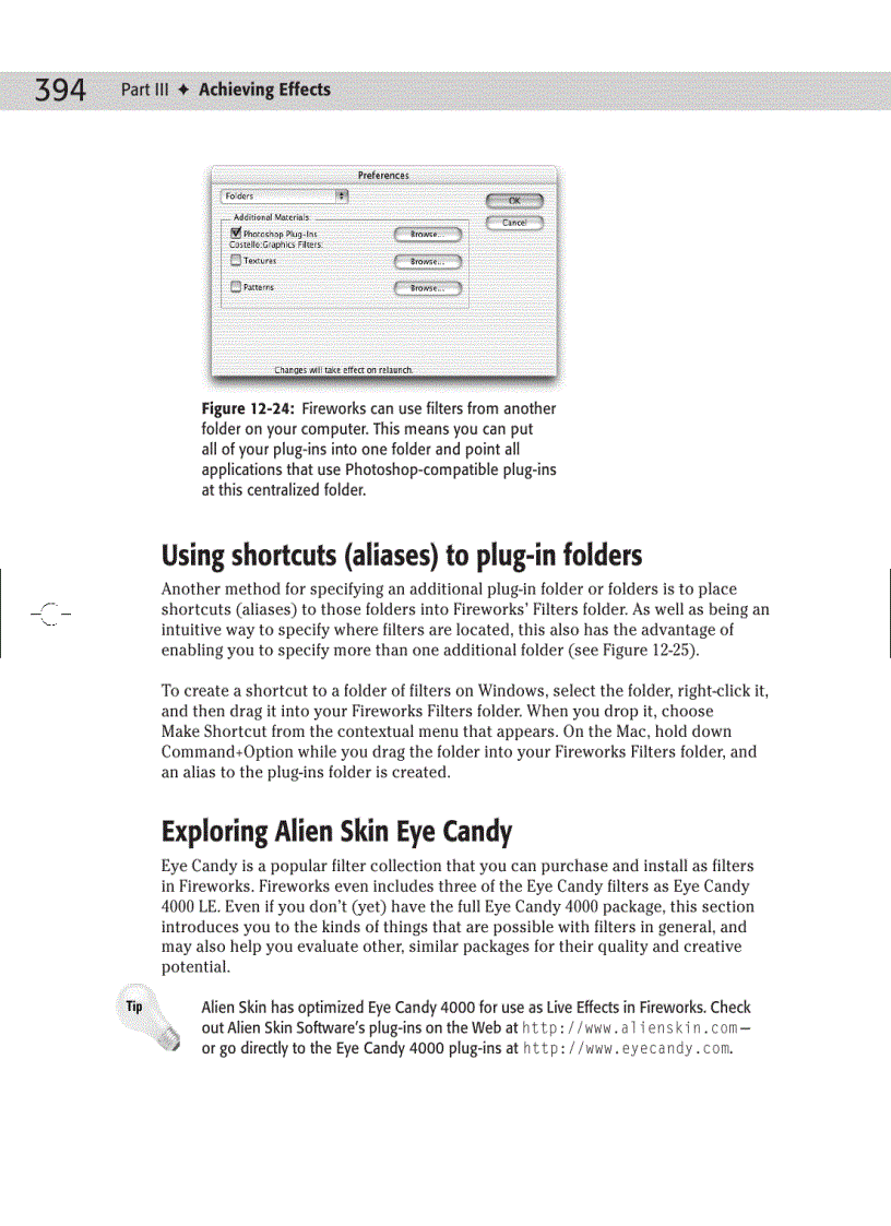 image for page Creating Live Effects and Filters