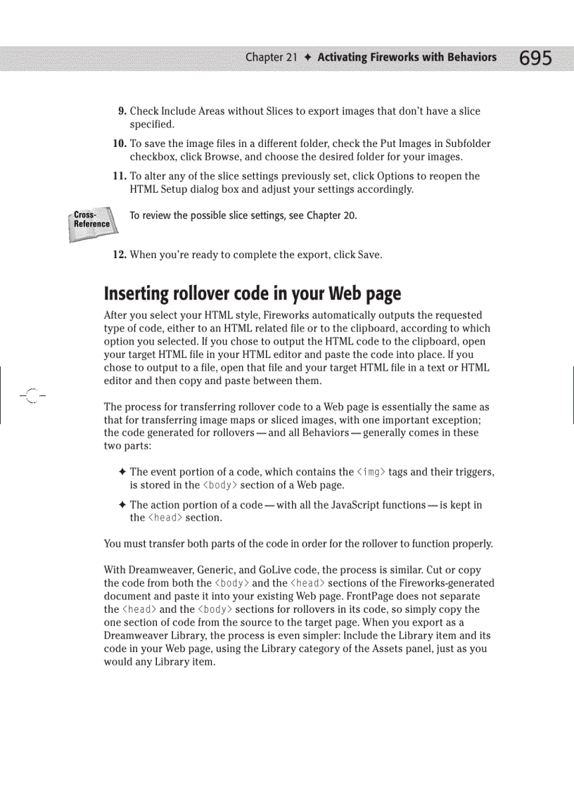 image for page Mastering Image Maps and Slices