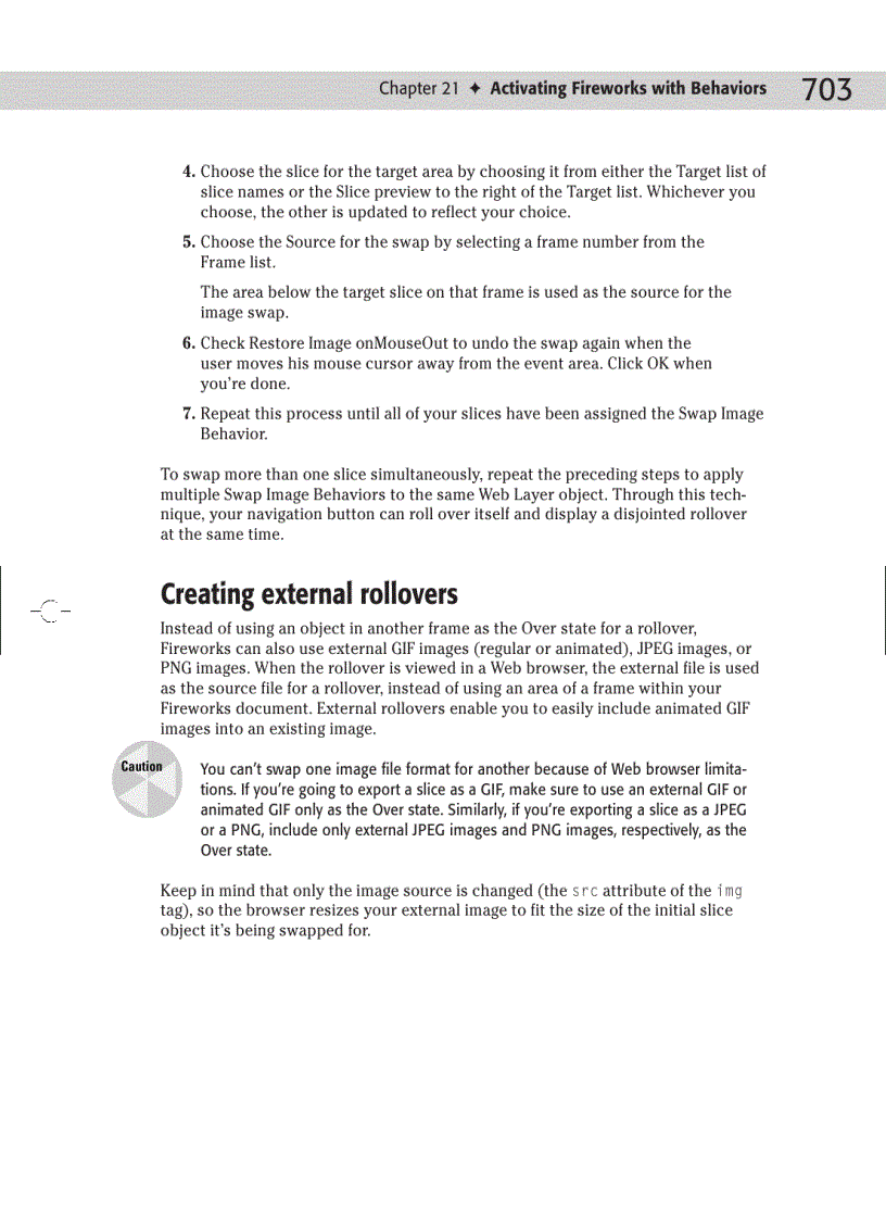 image for page Mastering Image Maps and Slices