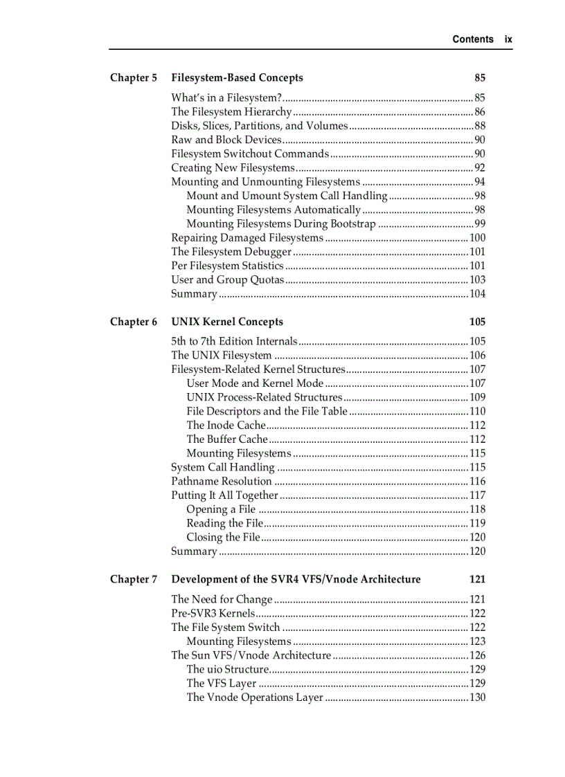 image for page UNIX Filesystems Evolution Design and Implementation VERITAS Series