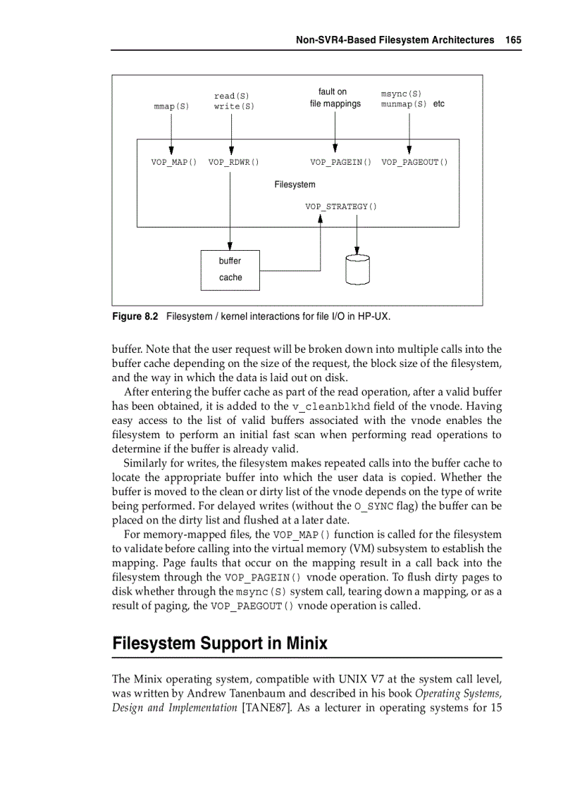 image for page Non SVR4 Based Filesystem Architectures