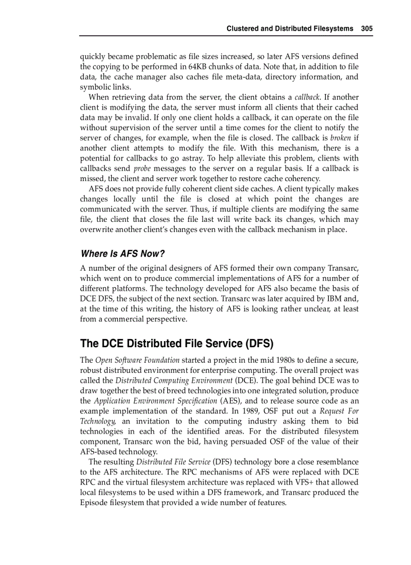 Clustered and Distributed Filesystems