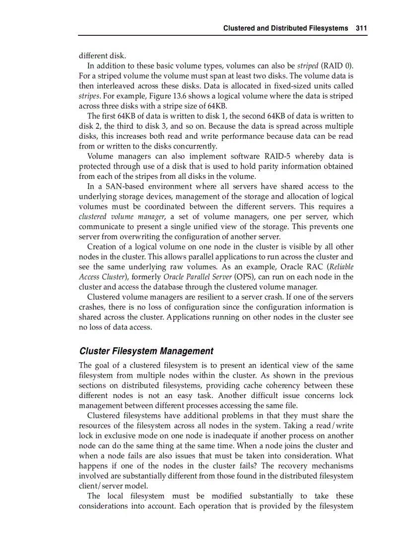 image for page Clustered and Distributed Filesystems