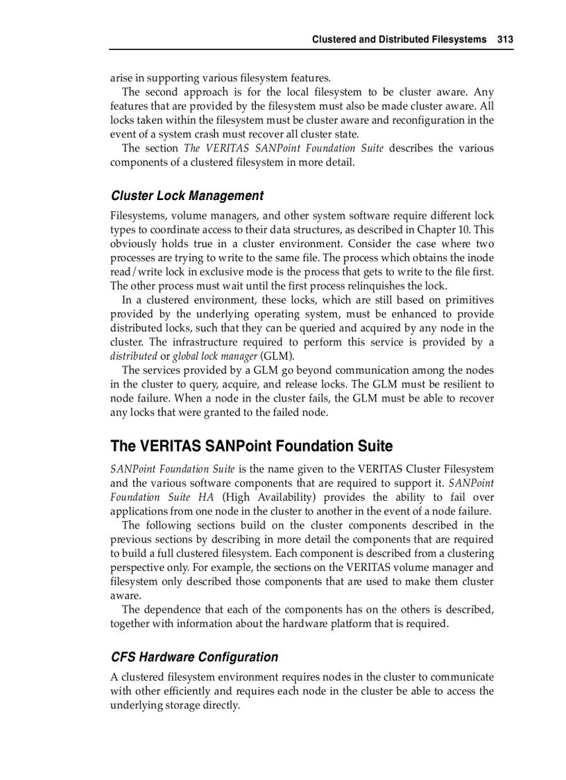 image for page Clustered and Distributed Filesystems