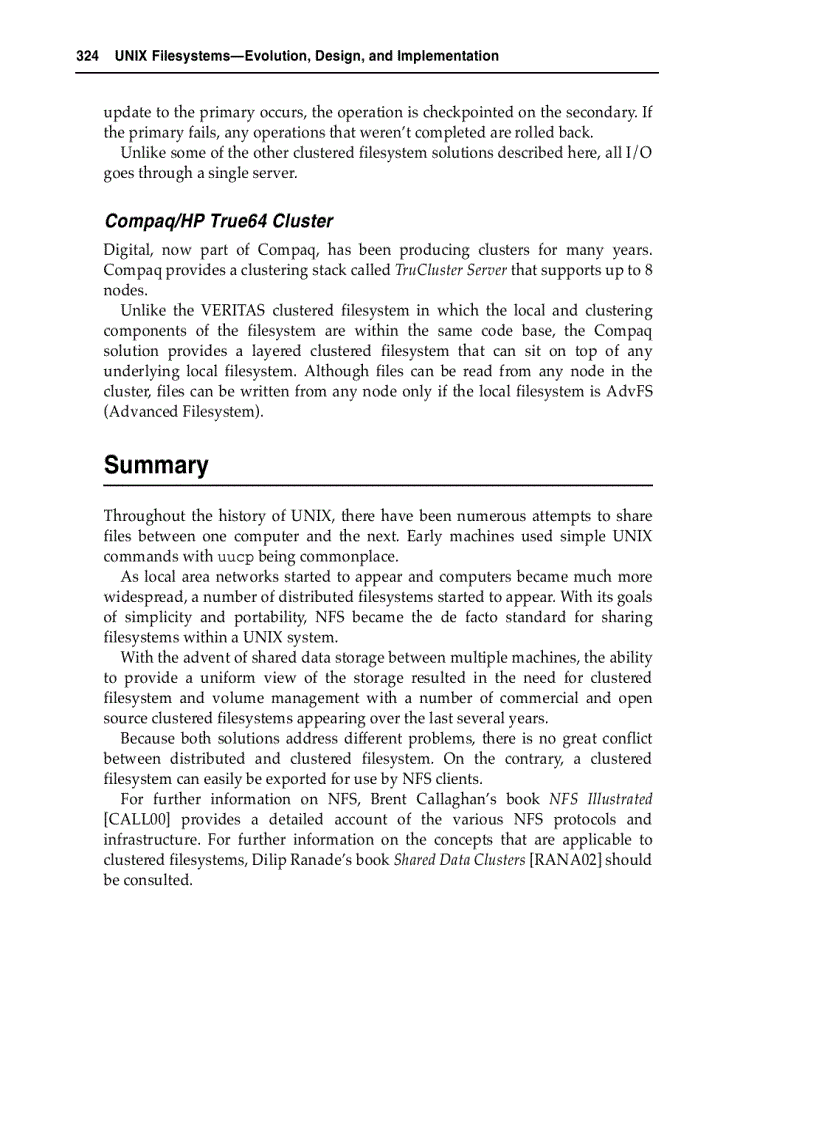 image for page Clustered and Distributed Filesystems