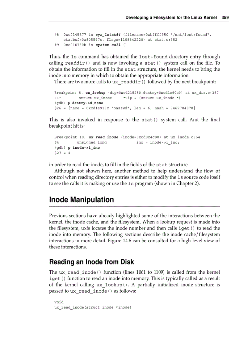 image for page Developing a Filesystem for the Linux Kernel