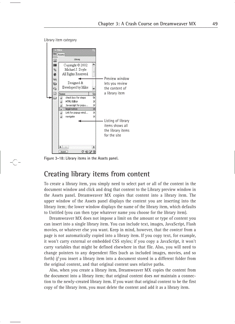image for page A Crash Course on Dreamweaver MX