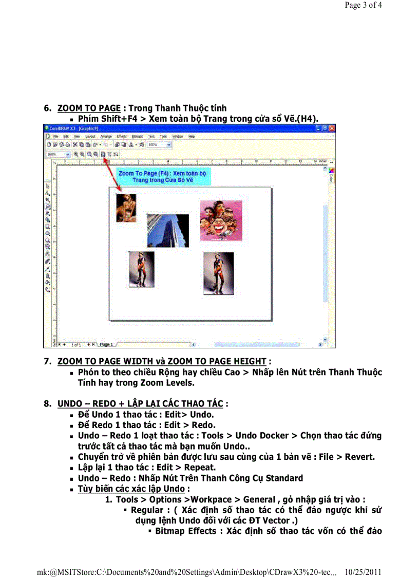 image for page Zoom Undo Redo