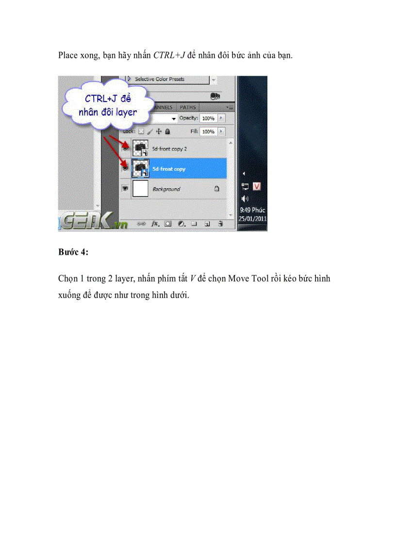 image for page Tạo hiệu ứng phản chiếu đơn giản bằng Photoshop