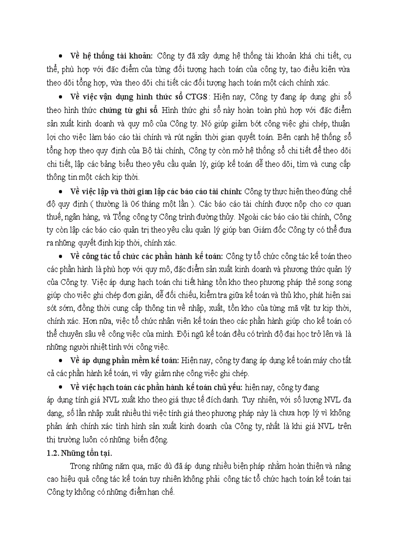 image for page Một số kiếm nghị nhằm hoàn thiện công tác hạch toán nguyên vật liệu và công cụ tại công ty công trình đường thuỷ