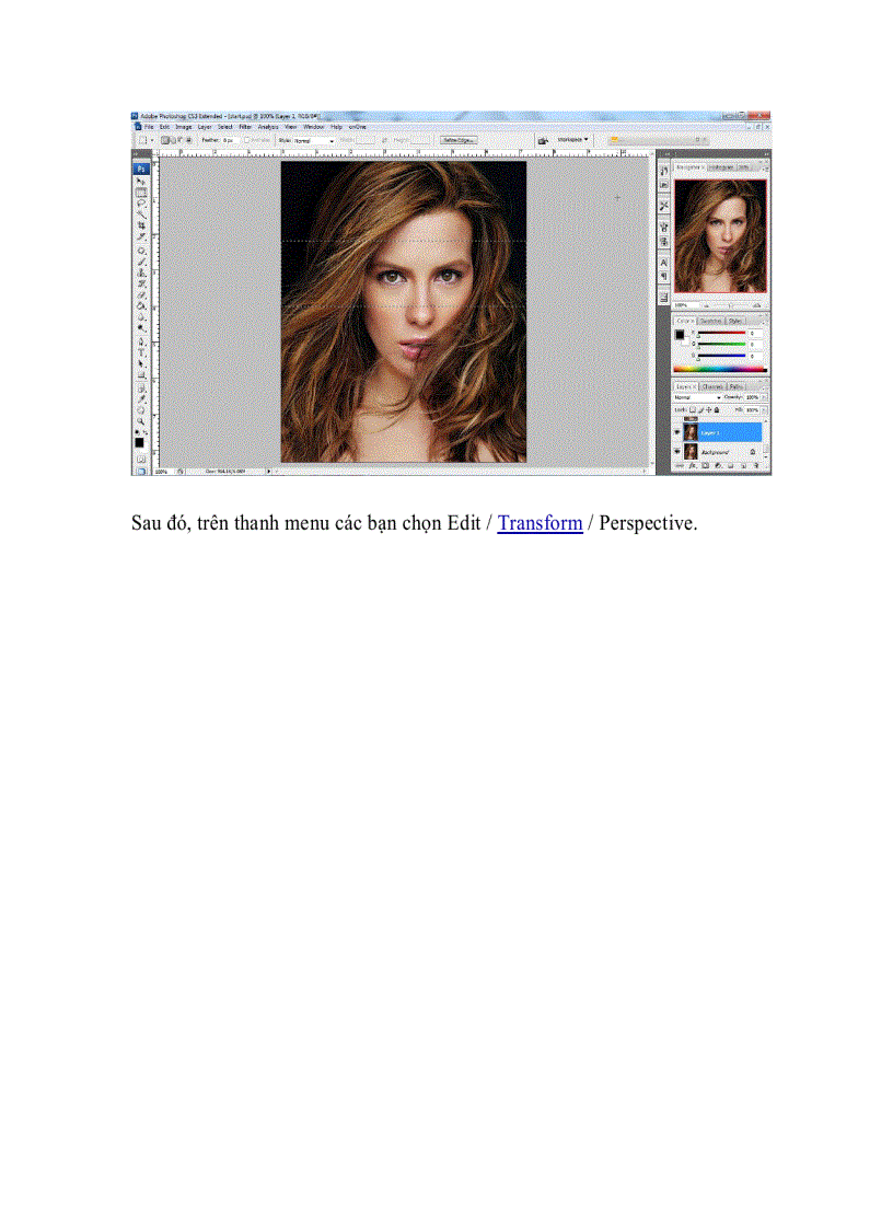 image for page Tạo hiệu ứng ảnh trừu tượng bằng photoshop
