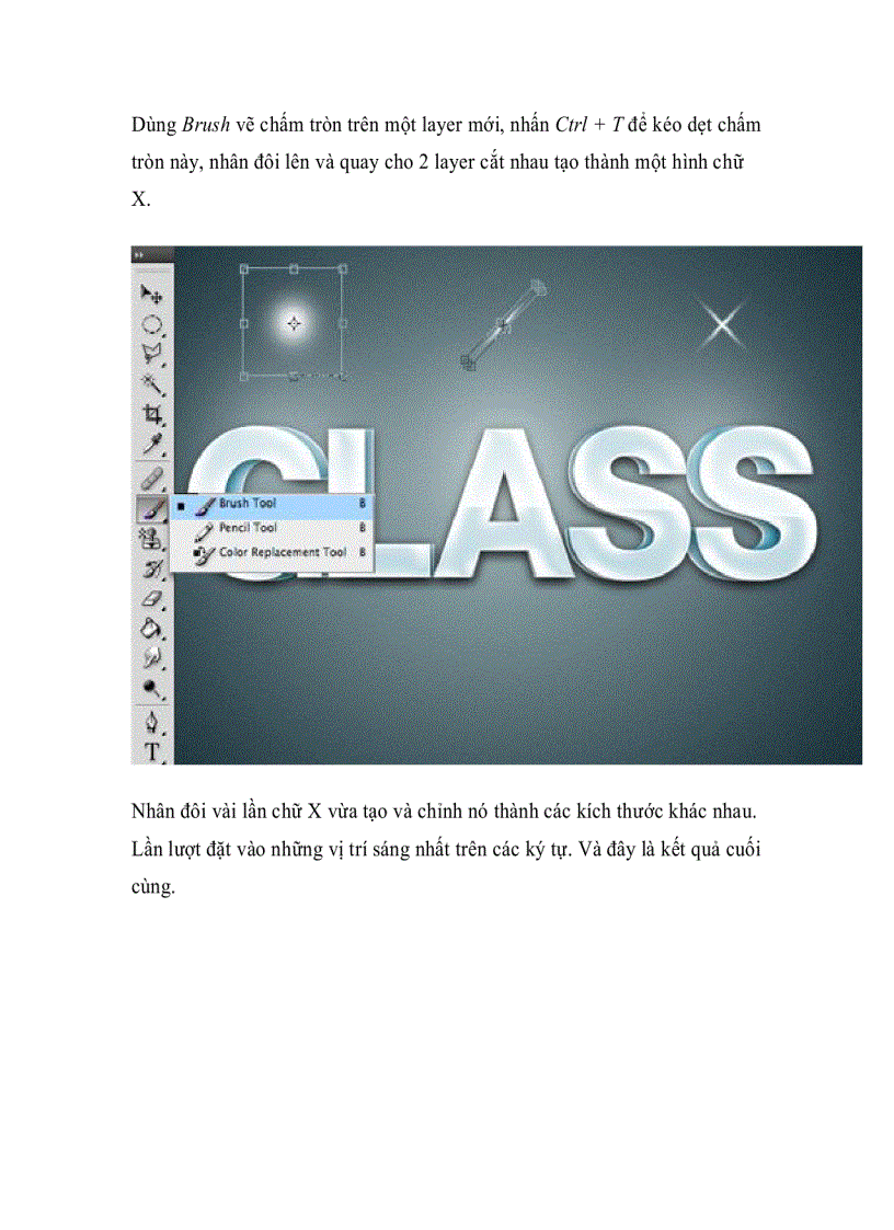 image for page Tạo hiệu ứng chữ thủy tinh long lanh với Photoshop 1