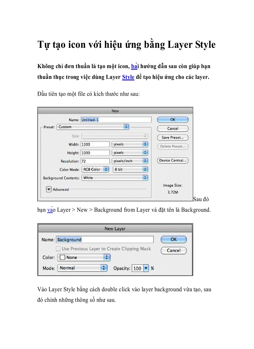 image for page Tự tạo icon với hiệu ứng bằng Layer Style