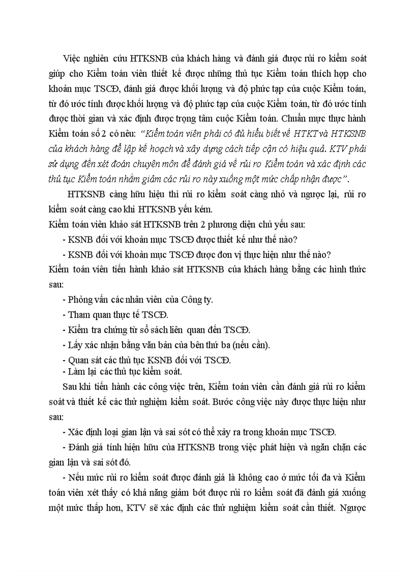 image for page Nội dung và trình tự Kiểm toán khoản mục Tài sản cố định