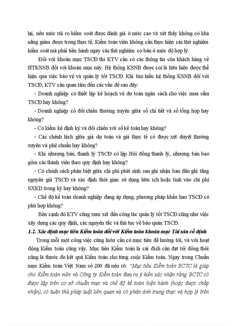 image for page Nội dung và trình tự Kiểm toán khoản mục Tài sản cố định