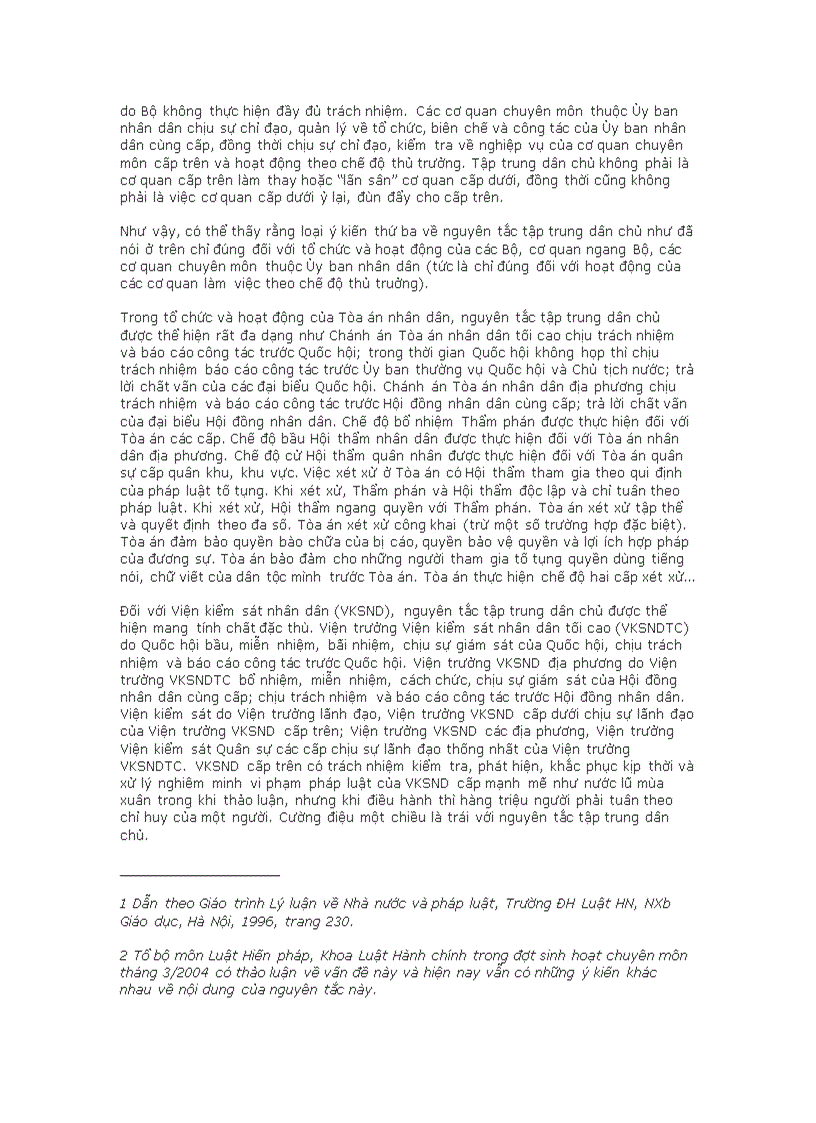 image for page Nguyên tắc tập trung dân chủ trong tổ chức và hoạt động của các cơ quan NN