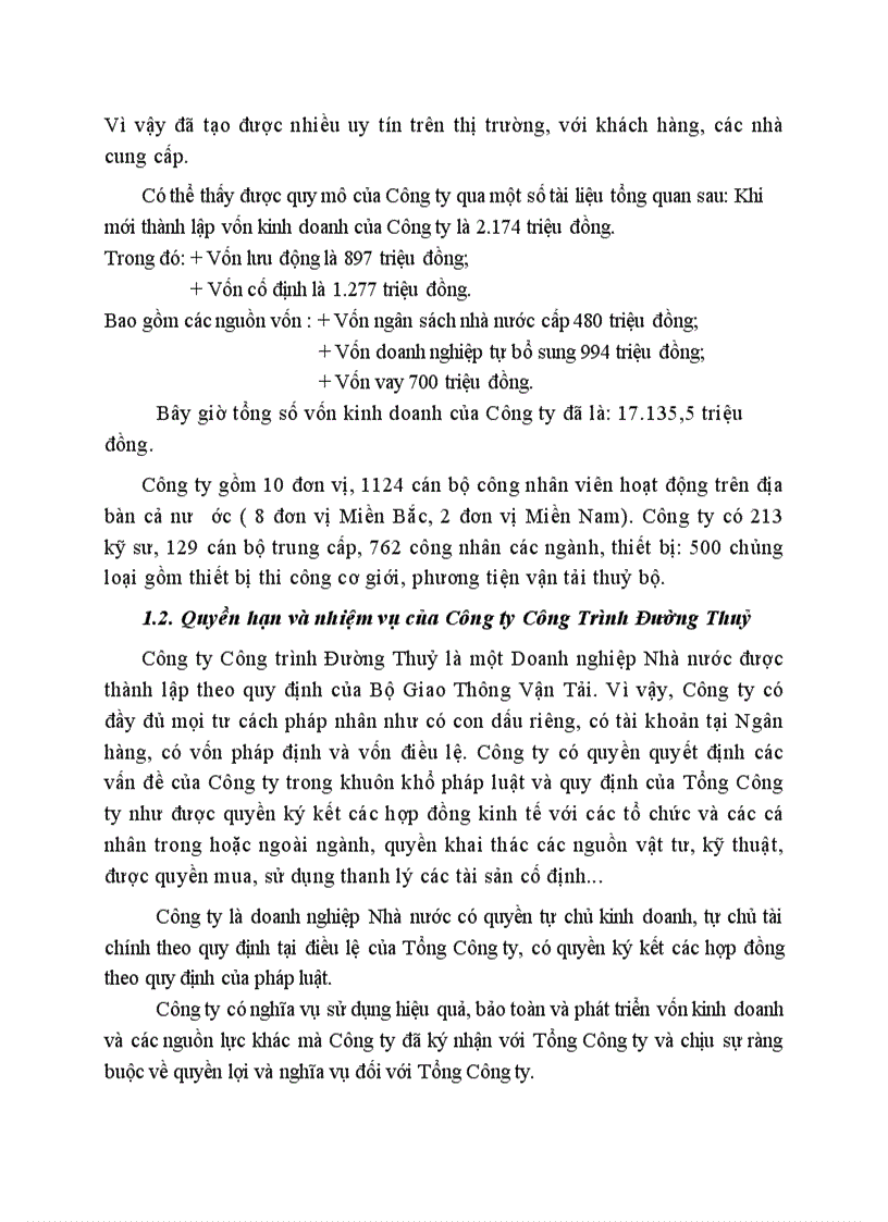 image for page Quá trình hình thành và phát triển của Công ty Công Trình Đường Thuỷ