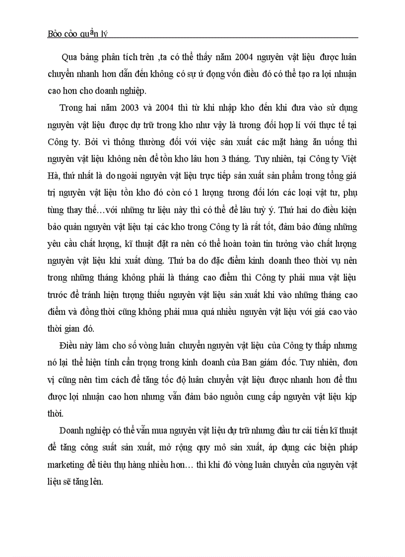 image for page Thực trạng về tình hình quản lý nguyên vật liệu tại công ty sản xuất kinh doanh đầu tư và dịch vụ Việt Hà