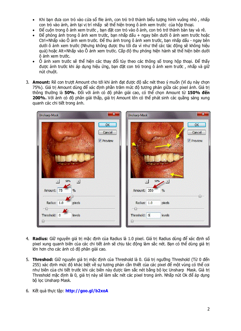 image for page Bộ lọc unsharp mask tăng độ nét cho ảnh