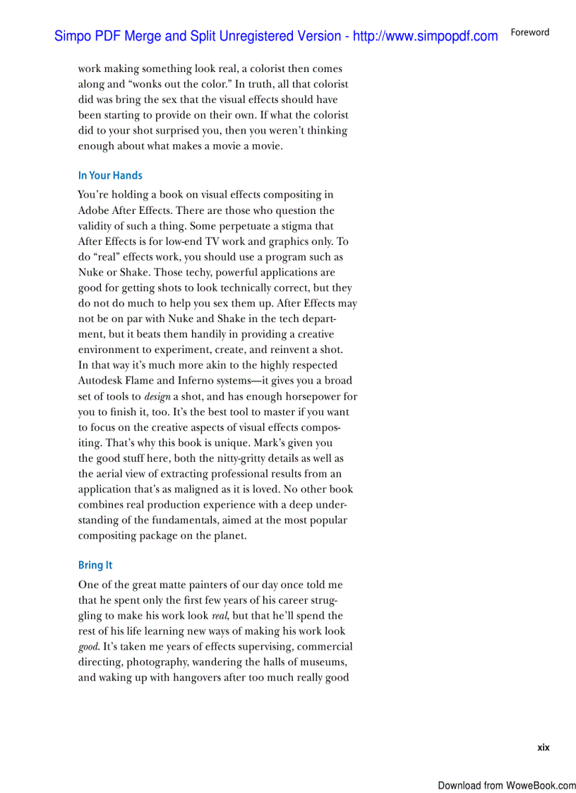 image for page After Effects CS5 Visual Effects and Compositing STUDIO TECHNIQUES