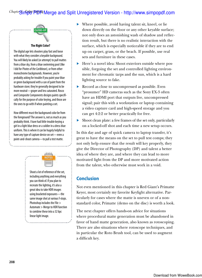 image for page Color Keying