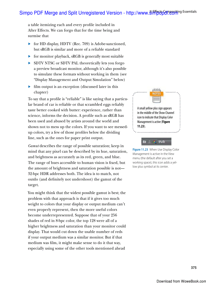 image for page Color Fidelity Management Depth LUTs