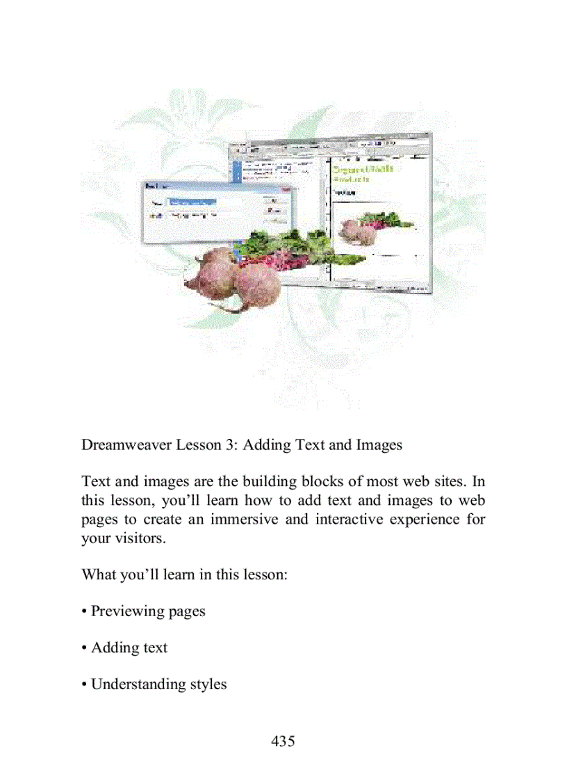 image for page Saving a page to your site