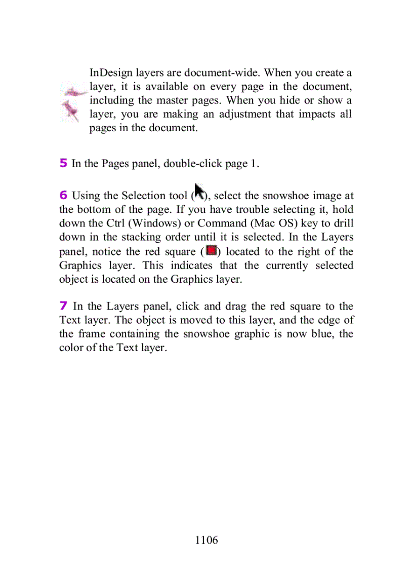 image for page Positioning graphics within a frame