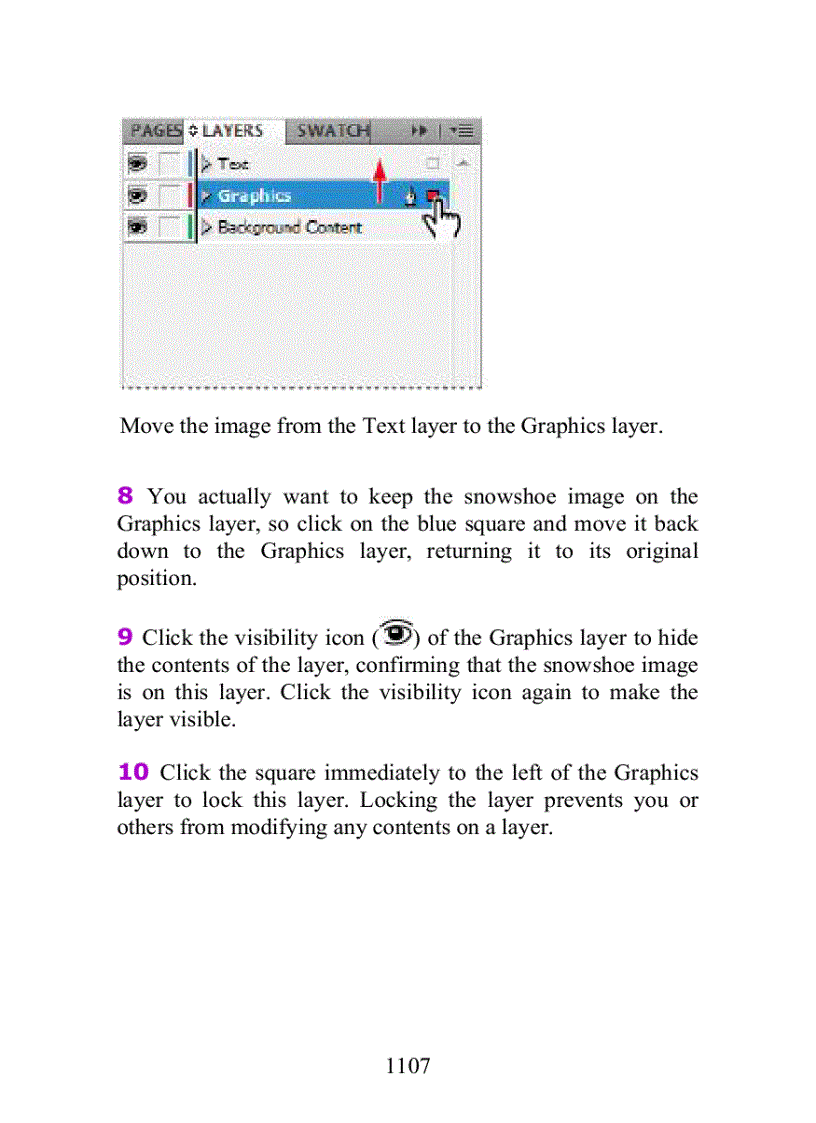 image for page Positioning graphics within a frame