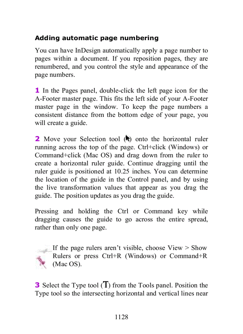 image for page Positioning graphics within a frame