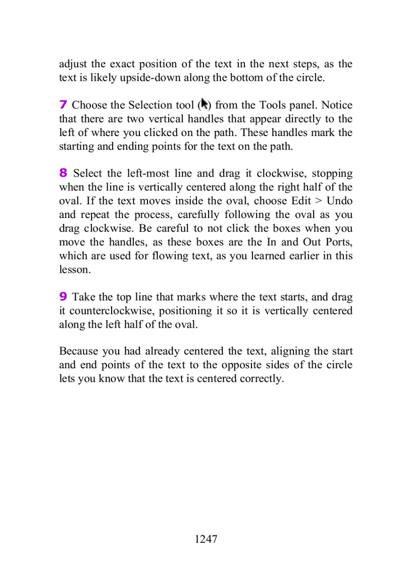 image for page Viewing the baseline grid