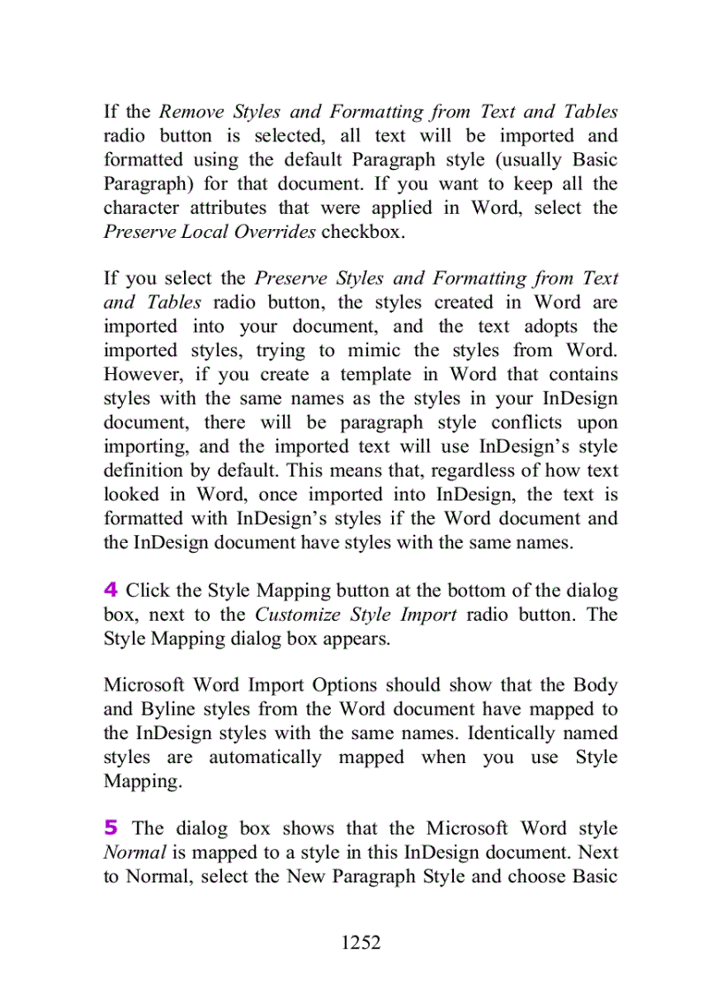 image for page Viewing the baseline grid