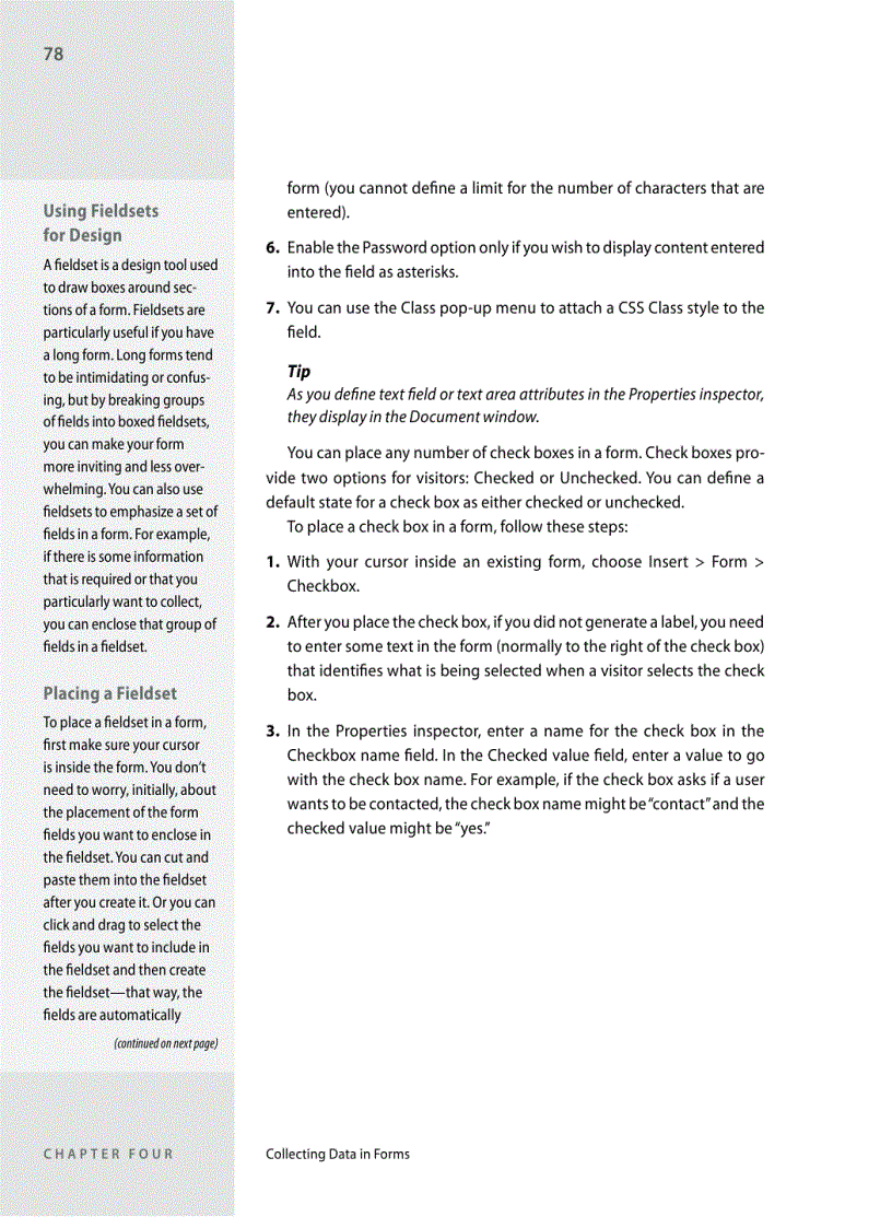 image for page Inserting Form Fields