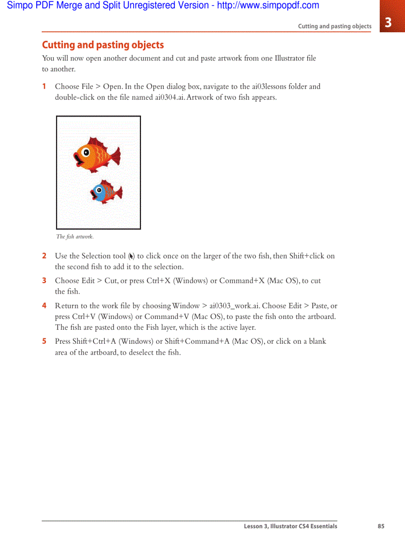 image for page Using shape and transform tools to create artwork