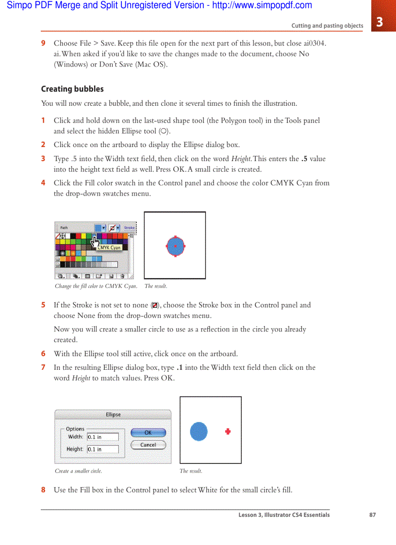 image for page Using shape and transform tools to create artwork
