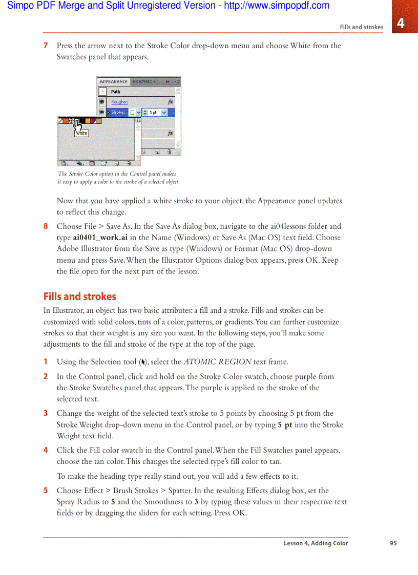 image for page Using shape and transform tools to create artwork