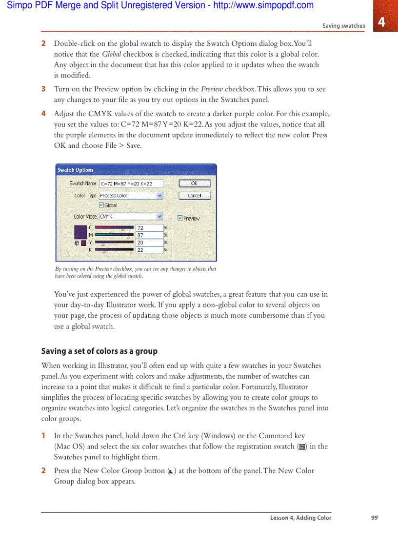 image for page Using shape and transform tools to create artwork